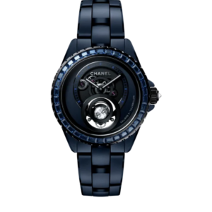 montre chanel homme bleu diamant